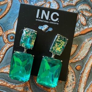 INC International Concepts 💚 Green ✨ Earrings